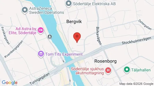 Apartments for rent i Södertälje - kort over placeringen