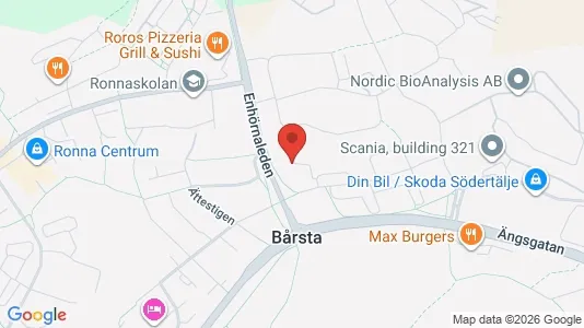 Apartments for rent i Södertälje - kort over placeringen