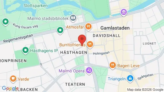 Apartments for rent i Malmö City - kort over placeringen