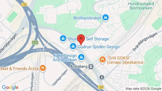 Apartments for rent i Södermalm - kort over placeringen