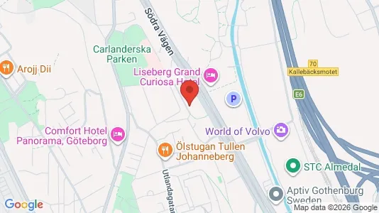 Apartments for rent i Johanneberg - kort over placeringen