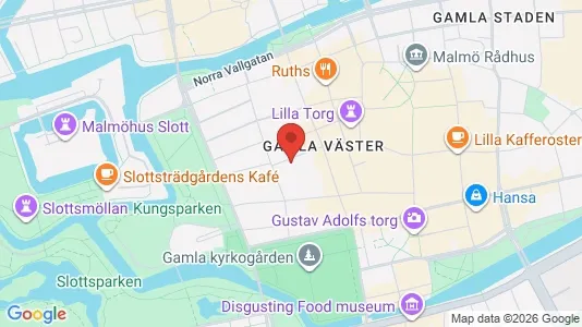 Apartments for rent i Malmö City - kort over placeringen