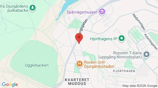 Apartments for rent i Gärdet/Djurgården - kort over placeringen