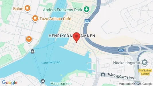 Apartments for rent i Hammarbyhamnen - kort over placeringen