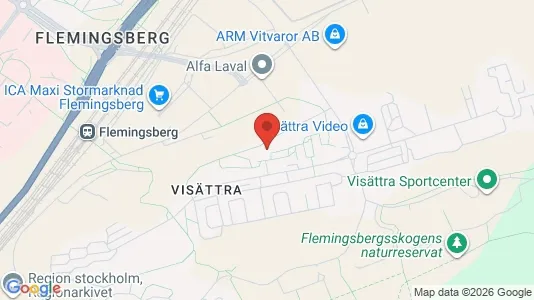 Apartments for rent i Huddinge - kort over placeringen