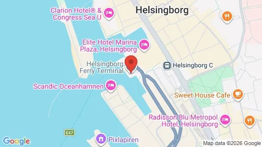Apartments for rent i Helsingborg - kort over placeringen