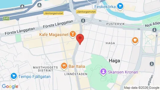 Apartments for rent i Gothenburg City Centre - kort over placeringen