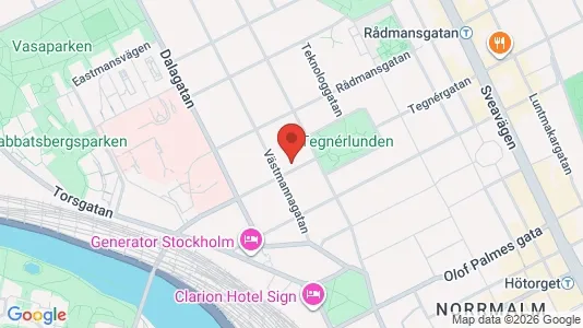 Apartments for rent i Vasastan - kort over placeringen