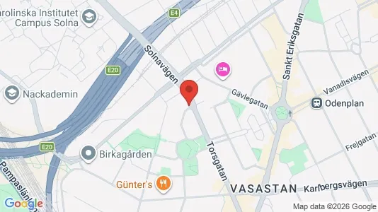 Apartments for rent i Vasastan - kort over placeringen