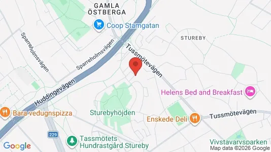 Apartments for rent i Stockholm South - kort over placeringen