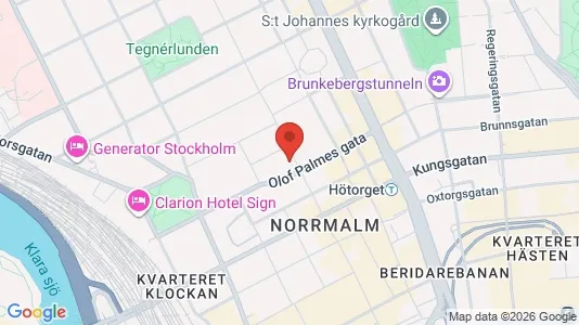Apartments for rent i Stockholm City - kort over placeringen