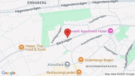 Apartments for rent i Stockholm South - kort over placeringen