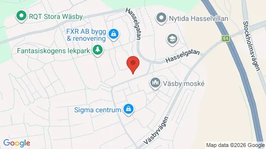 Apartments for rent i Upplands Väsby - kort over placeringen