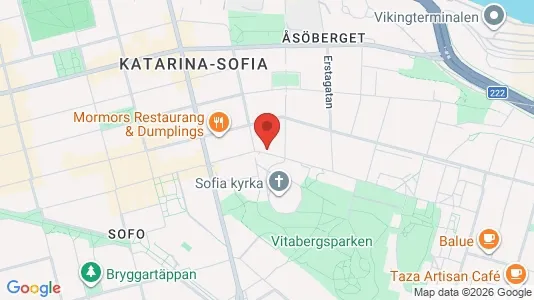 Apartments for rent i Södermalm - kort over placeringen