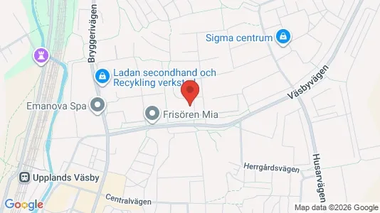Apartments for rent i Upplands Väsby - kort over placeringen