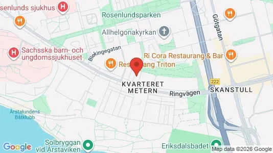 Apartments for rent i Södermalm - kort over placeringen