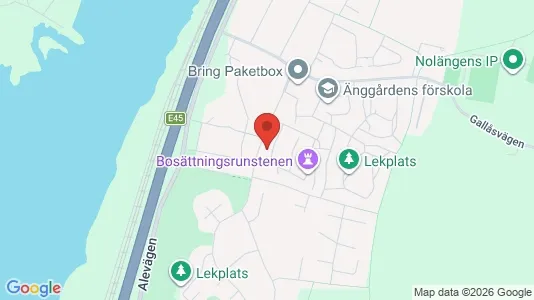Apartments for rent i Ale - kort over placeringen