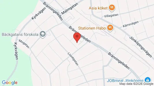Apartments for rent i Habo - kort over placeringen