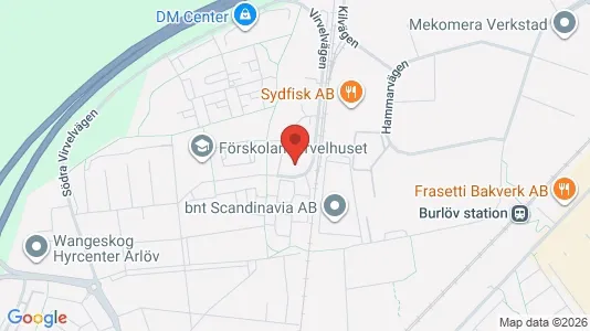 Apartments for rent i Burlöv - kort over placeringen
