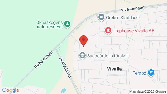 Apartments for rent i Örebro - kort over placeringen