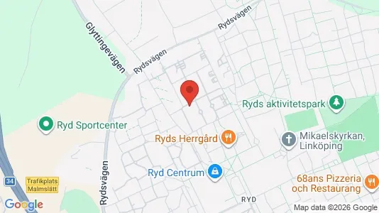 Apartments for rent i Linköping - kort over placeringen