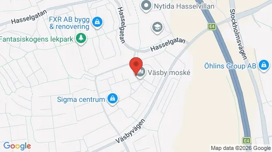 Apartments for rent i Upplands Väsby - kort over placeringen