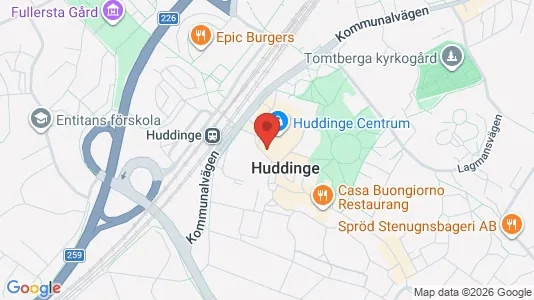 Apartments for rent i Huddinge - kort over placeringen