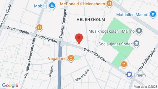 Apartments for rent i Malmö City - kort over placeringen