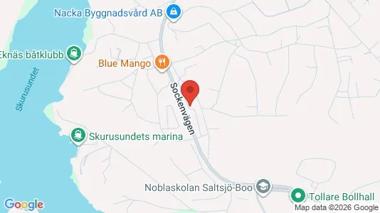 Apartments for rent i Nacka - kort over placeringen