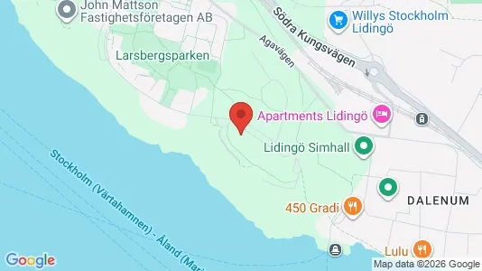 Apartments for rent i Lidingö - kort over placeringen