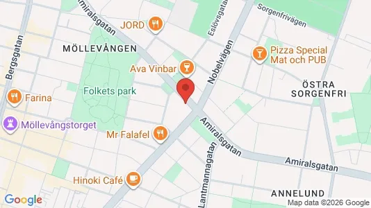 Apartments for rent i Malmö City - kort over placeringen