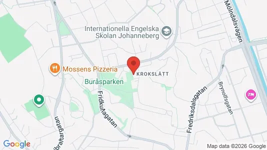 Apartments for rent i Johanneberg - kort over placeringen
