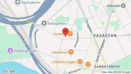Apartments for rent i Vasastan - kort over placeringen