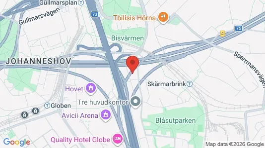 Apartments for rent i Stockholm South - kort over placeringen