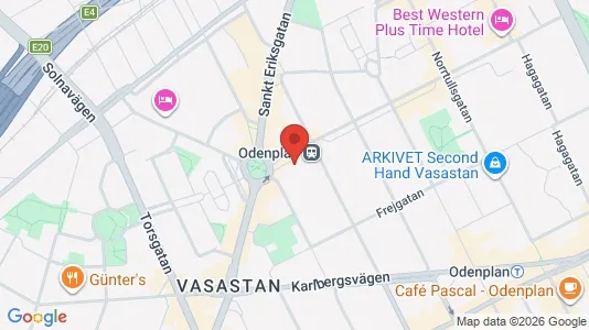 Apartments for rent i Vasastan - kort over placeringen