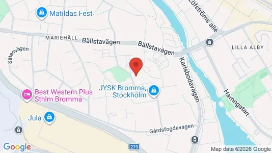 Apartments for rent i Stockholm West - kort over placeringen