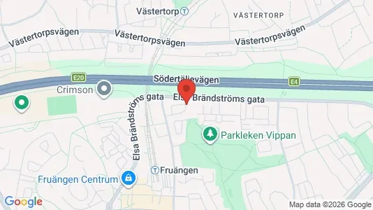 Apartments for rent i Stockholm South - kort over placeringen