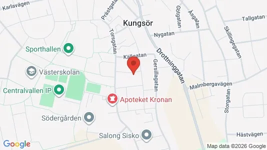 Apartments for rent i Kungsör - kort over placeringen