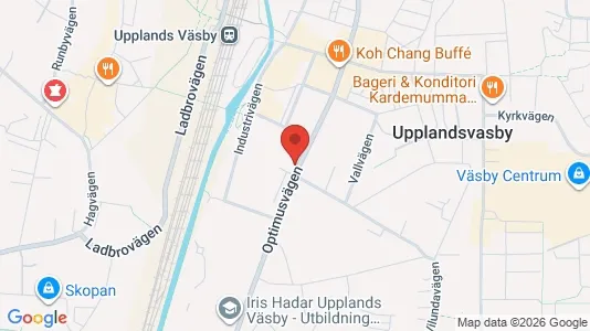 Apartments for rent i Upplands Väsby - kort over placeringen