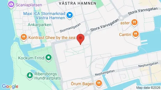 Apartments for rent i Malmö City - kort over placeringen