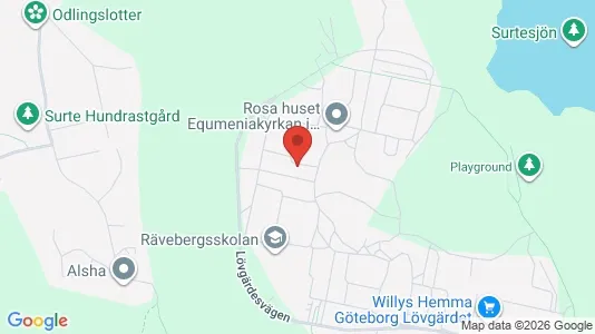 Apartments for rent i Angered - kort over placeringen