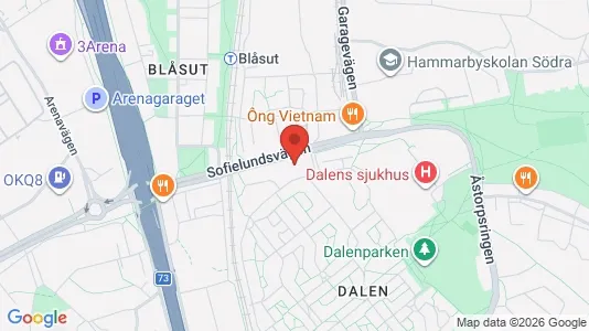 Apartments for rent i Stockholm South - kort over placeringen