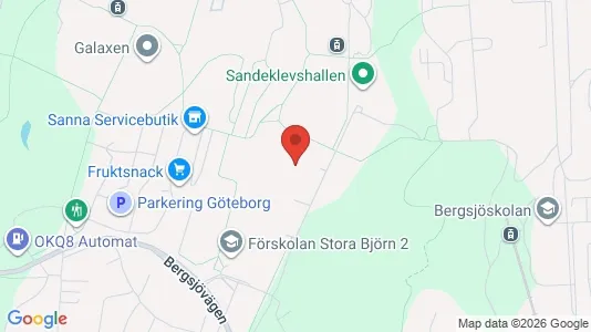 Apartments for rent i Gothenburg East - kort over placeringen