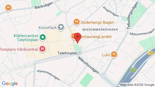 Apartments for rent i Stockholm South - kort over placeringen