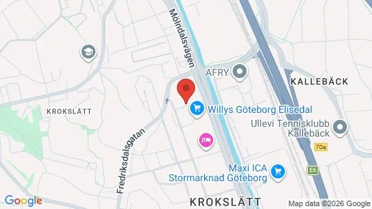 Apartments for rent i Johanneberg - kort over placeringen