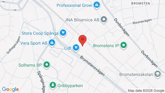 Apartments for rent i Östersund - kort over placeringen