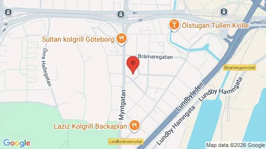 Apartments for rent i Lundby - kort over placeringen