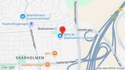 Apartments for rent i Stockholm South - kort over placeringen