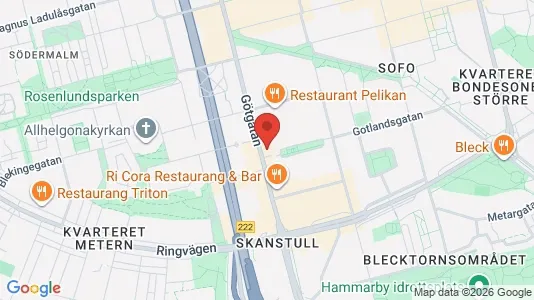Apartments for rent i Södermalm - kort over placeringen