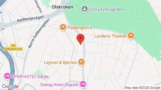 Apartments for rent i Örgryte-Härlanda - kort over placeringen